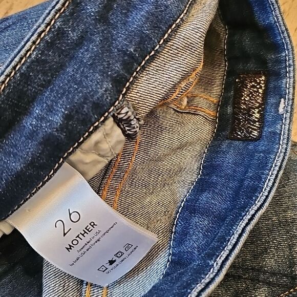 MOTHER The Looker Crop Jeans Size 26 - Picture 6 of 12